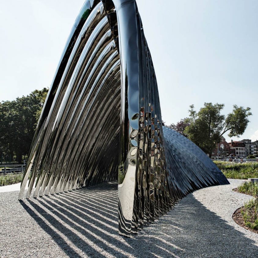 NAWA: Escultura de acero inflado 9