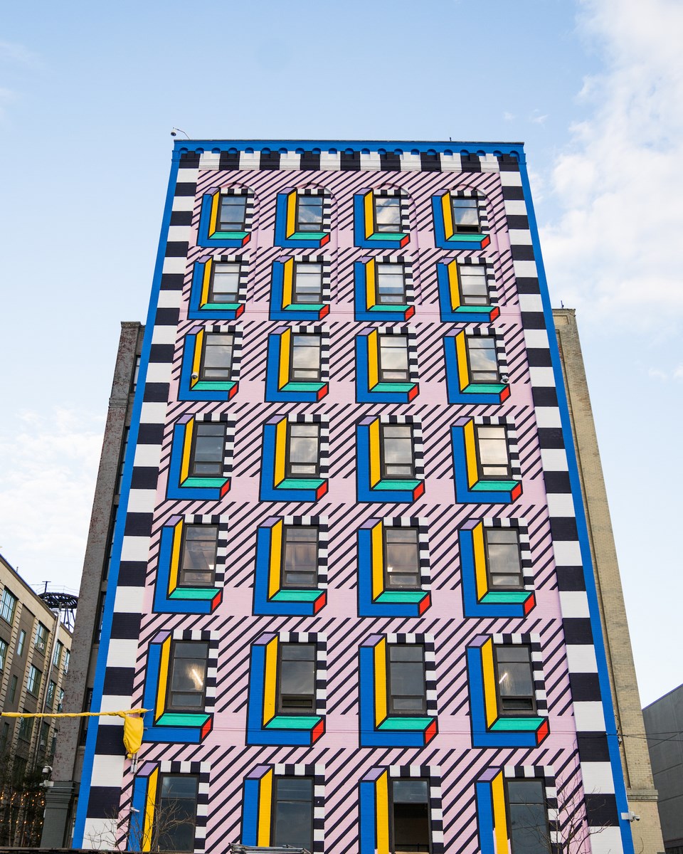 Un mural en Brooklyn Revista Estilo Propio Arquitectura