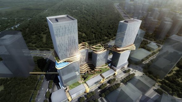 Aedas planea un puente para conectar cuatro torres 9