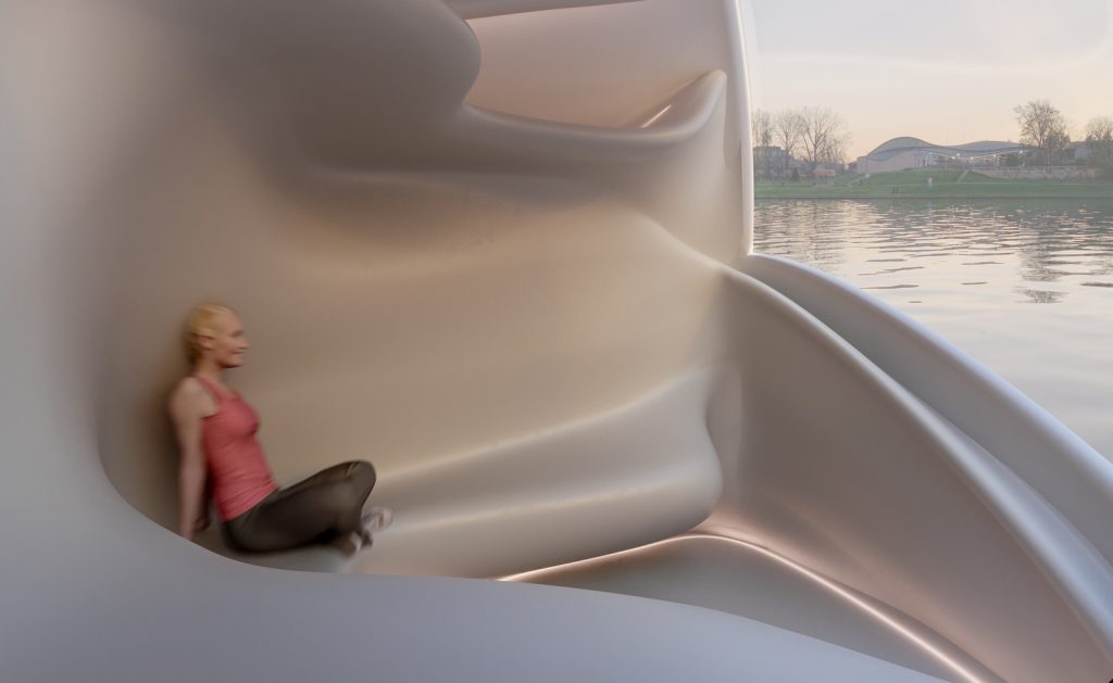 Oficina con vista al río: Co-working en el río Vístula, por Agnieszka Bialek 8