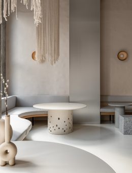 Istetyka: un restaurante minimalista vivo de Yakusha Studio 33